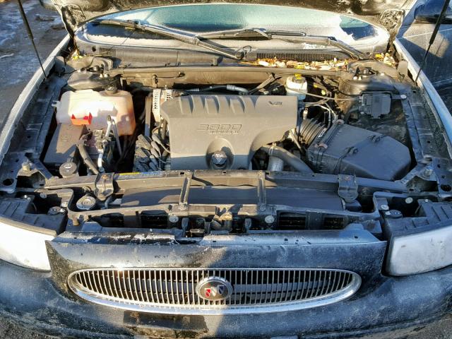 1G4HR54K344105482 - 2004 BUICK LESABRE LI BLACK photo 7