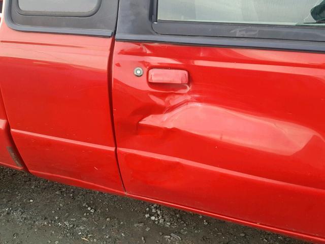 4F4YR16U62TM05233 - 2002 MAZDA B3000 CAB RED photo 9