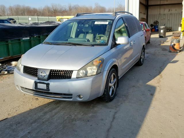 5N1BV28U66N108658 - 2006 NISSAN QUEST S SILVER photo 2