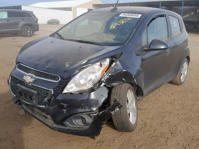 KL8CB6S96EC510065 - 2014 CHEVROLET SPARK LS BLACK photo 2