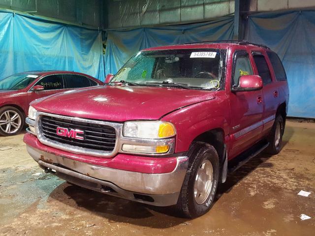 1GKEK13Z14J252828 - 2004 GMC YUKON RED photo 2