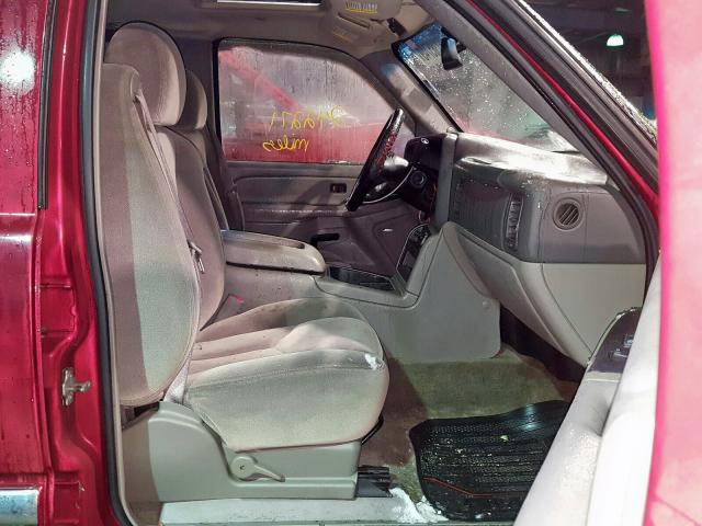 1GKEK13Z14J252828 - 2004 GMC YUKON RED photo 5