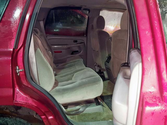 1GKEK13Z14J252828 - 2004 GMC YUKON RED photo 6