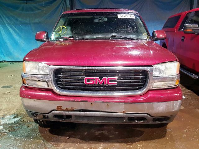 1GKEK13Z14J252828 - 2004 GMC YUKON RED photo 9