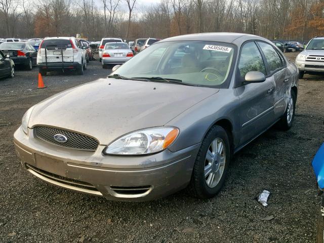 1FAFP56265A256369 - 2005 FORD TAURUS SEL BEIGE photo 2