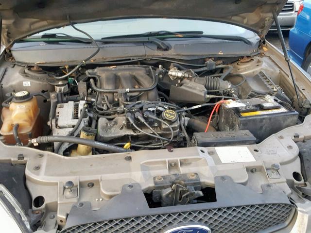 1FAFP56265A256369 - 2005 FORD TAURUS SEL BEIGE photo 7