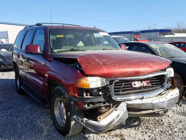 1GKEC13Z72R248259 - 2002 GMC YUKON BURGUNDY photo 1