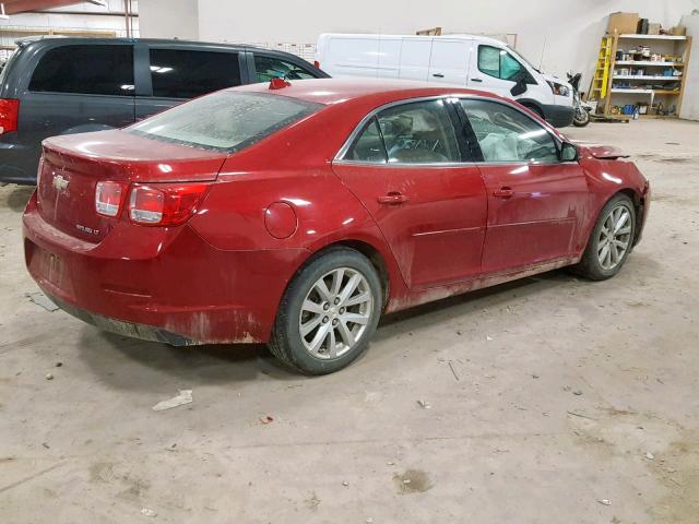 1G11G5SX9DF139773 - 2013 CHEVROLET MALIBU 3LT 红色 照片 4