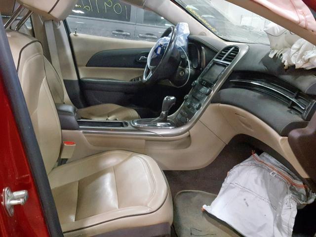 1G11G5SX9DF139773 - 2013 CHEVROLET MALIBU 3LT 红色 照片 5