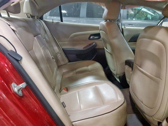 1G11G5SX9DF139773 - 2013 CHEVROLET MALIBU 3LT 红色 照片 6