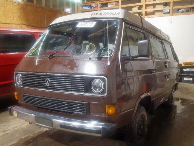 WV2ZB0255FH108992 - 1985 VOLKSWAGEN VANAGON CA BROWN photo 2