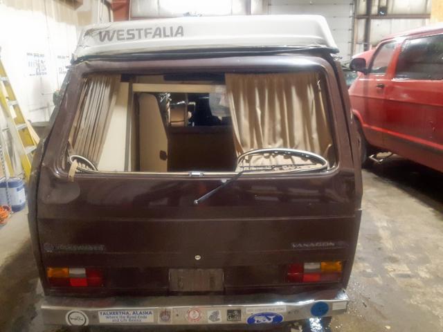 WV2ZB0255FH108992 - 1985 VOLKSWAGEN VANAGON CA BROWN photo 9