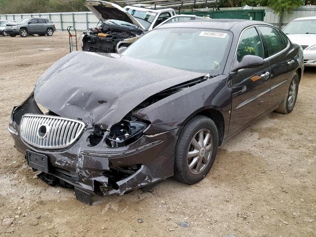 2G4WD582X91253597 - 2009 BUICK LACROSSE C BROWN photo 2