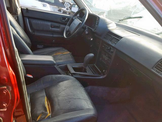 JH4KA4660KC019253 - 1989 ACURA LEGEND LL BURGUNDY photo 5