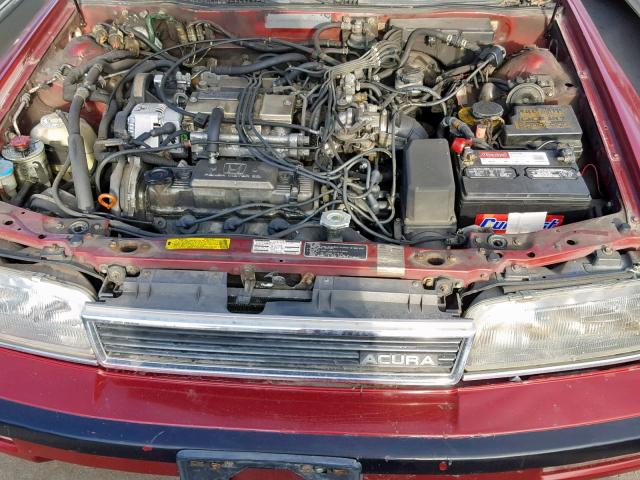 JH4KA4660KC019253 - 1989 ACURA LEGEND LL BURGUNDY photo 7