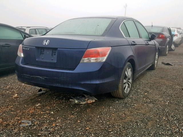 1HGCP26498A084728 - 2008 HONDA ACCORD LXP BLUE photo 4