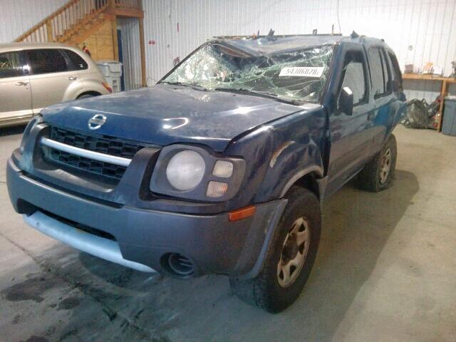 5N1DD28T43C645488 - 2003 NISSAN XTERRA XE BLUE photo 2