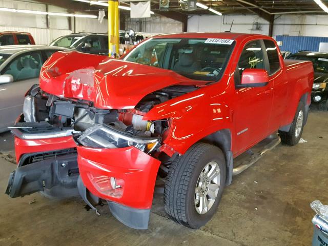 1GCHSBEA8F1148720 - 2015 CHEVROLET COLORADO L RED photo 2