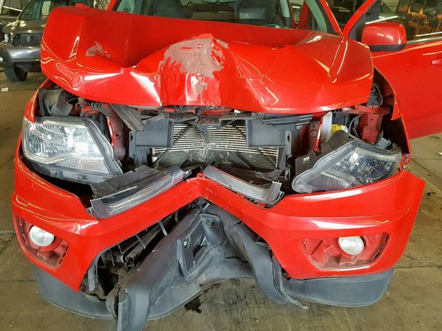 1GCHSBEA8F1148720 - 2015 CHEVROLET COLORADO L RED photo 7