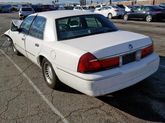 2MEFM75W4YX660865 - 2000 MERCURY GRAND MARQ WHITE photo 3