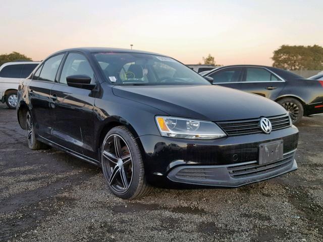 3VW1K7AJ8DM210084 - 2013 VOLKSWAGEN JETTA BASE BLACK photo 1
