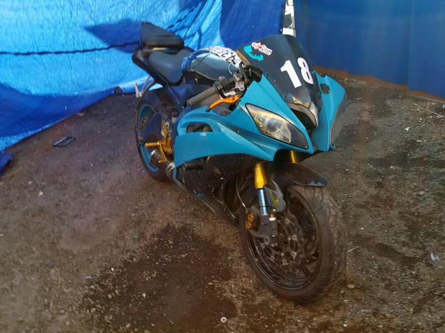 JYARJ16YX9A003367 - 2009 YAMAHA YZFR6 C BLUE photo 1