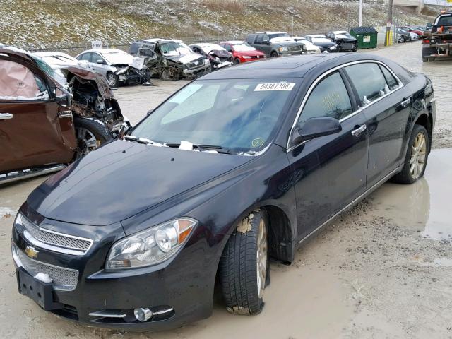 1G1ZE5E14BF126023 - 2011 CHEVROLET MALIBU LTZ შავი ფოტო 2