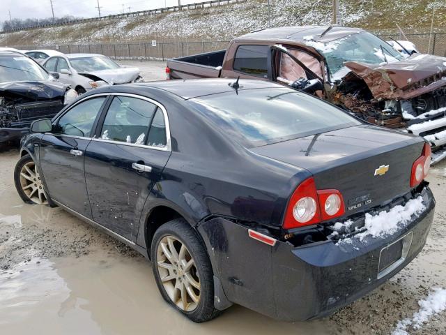1G1ZE5E14BF126023 - 2011 CHEVROLET MALIBU LTZ შავი ფოტო 3
