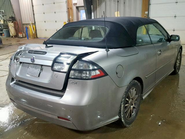 YS3FB79Y186001570 - 2008 SAAB 9-3 2.0T GRAY photo 4