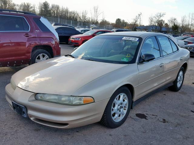 1G3WH52H4YF274068 - 2000 OLDSMOBILE INTRIGUE G GOLD photo 2