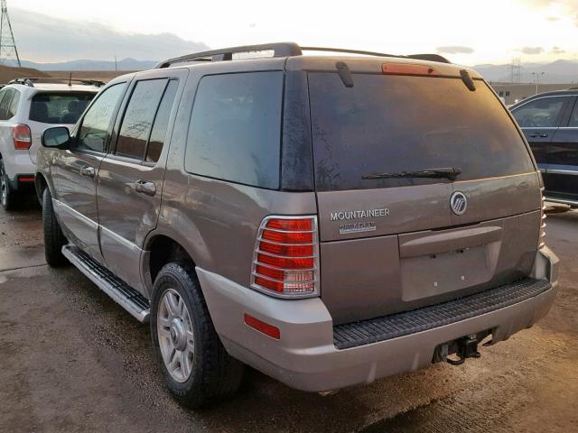 4M2ZU66K63ZJ21455 - 2003 MERCURY MOUNTAINEE TAN photo 3