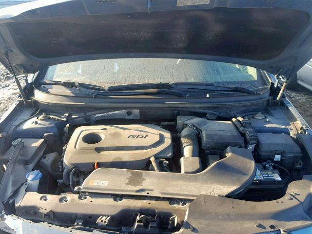 5NPE34AF6GH400603 - 2016 HYUNDAI SONATA SPO BLUE photo 7