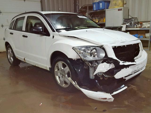 1B3HB48B38D788448 - 2008 DODGE CALIBER SX WHITE photo 1