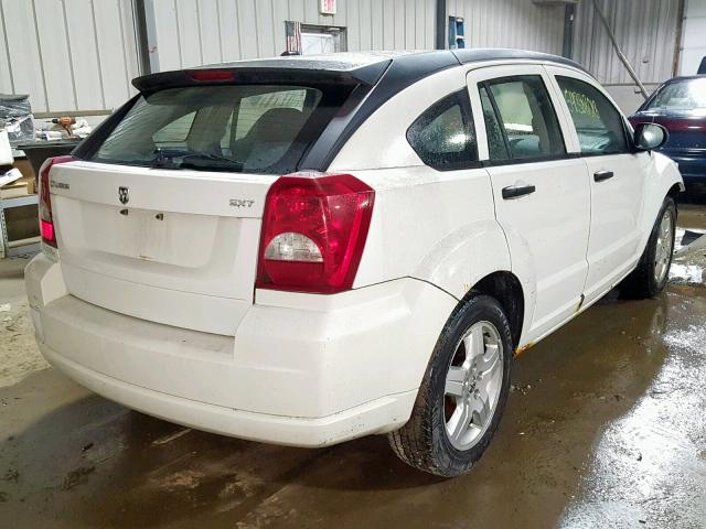 1B3HB48B38D788448 - 2008 DODGE CALIBER SX WHITE photo 4