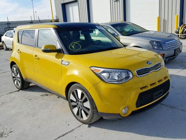 KNDJX3A51E7010580 - 2014 KIA SOUL ! YELLOW photo 1