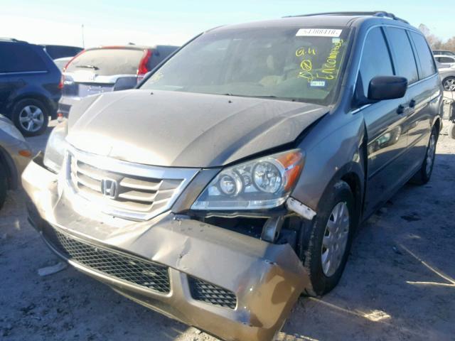 5FNRL38218B093243 - 2008 HONDA ODYSSEY LX TAN photo 2