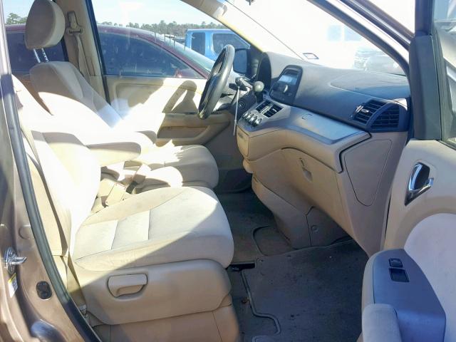 5FNRL38218B093243 - 2008 HONDA ODYSSEY LX TAN photo 5