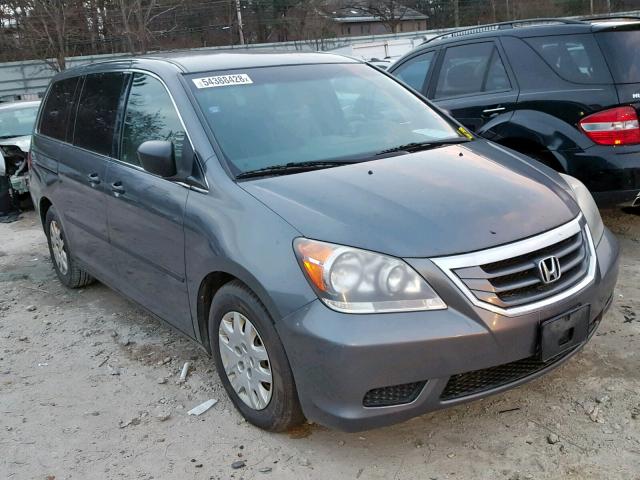 5FNRL3H27AB026751 - 2010 HONDA ODYSSEY LX GRAY photo 1