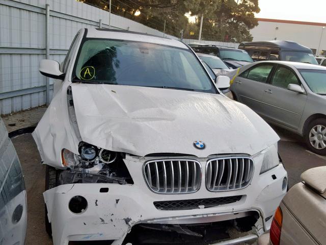 5UXWX7C57EL984337 - 2014 BMW X3 XDRIVE3 WHITE photo 1