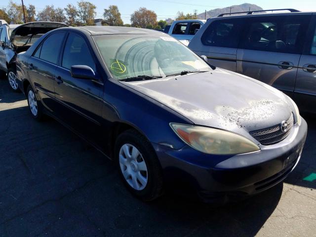 4T1BE32K44U315744 - 2004 TOYOTA CAMRY LE BLUE photo 1