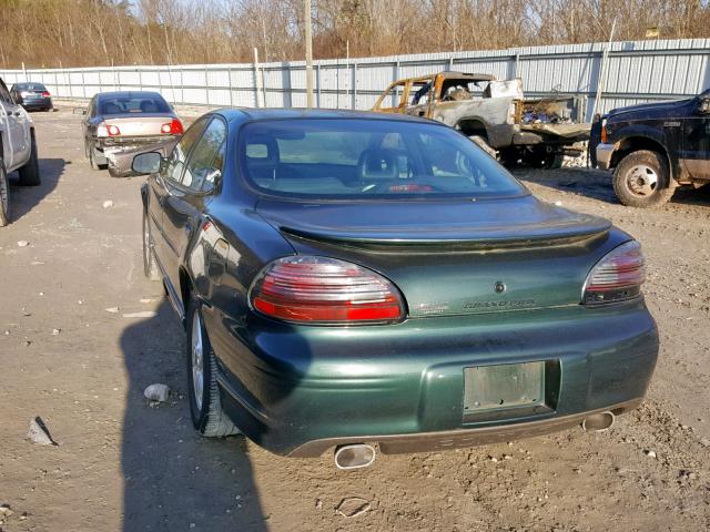 1G2WP52K6XF272677 - 1999 PONTIAC GRAND PRIX GREEN photo 3