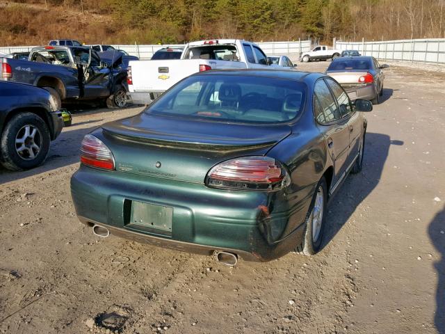 1G2WP52K6XF272677 - 1999 PONTIAC GRAND PRIX GREEN photo 4