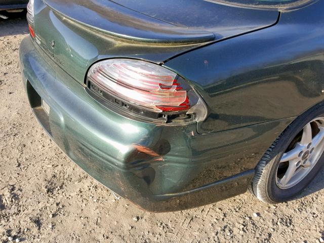 1G2WP52K6XF272677 - 1999 PONTIAC GRAND PRIX GREEN photo 9