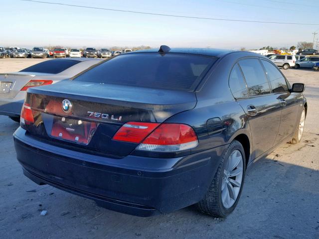 WBAHN83507DT75445 - 2007 BMW 750 BLACK photo 4