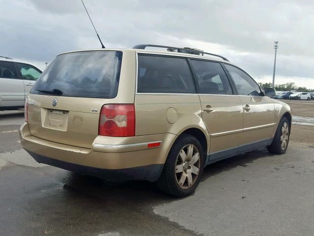 WVWWH63B93E151641 - 2003 VOLKSWAGEN PASSAT GLX 金色 照片 4