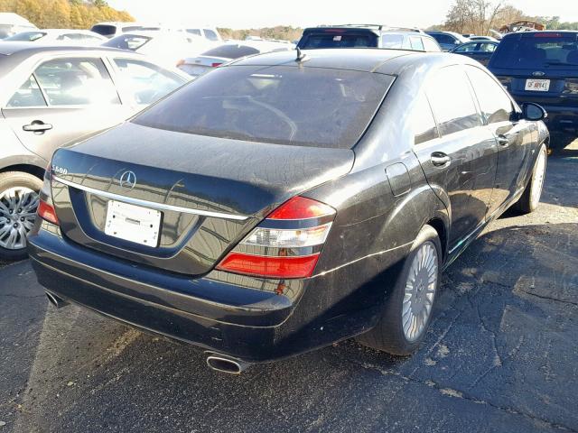 WDDNG76X17A110676 - 2007 MERCEDES-BENZ S 600 BLACK photo 4