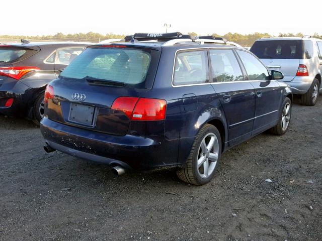 WAUKH78E17A110681 - 2007 AUDI A4 3.2 AVA BLUE photo 4