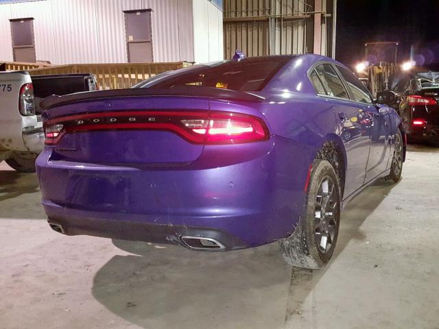 2C3CDXJG4JH291593 - 2018 DODGE CHARGER GT PURPLE photo 4