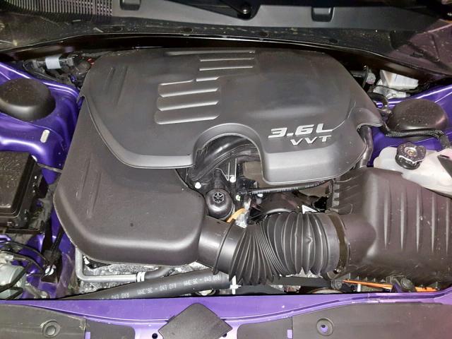 2C3CDXJG4JH291593 - 2018 DODGE CHARGER GT PURPLE photo 7