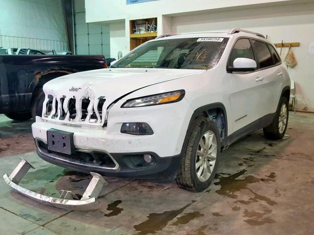 1C4PJMDS5EW216641 - 2014 JEEP CHEROKEE L WHITE photo 2